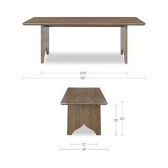 Lake Brown Dining Table - Ornate Home