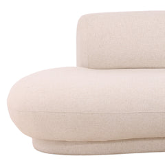 Lake Cream Chaise Sectional - Ornate Home