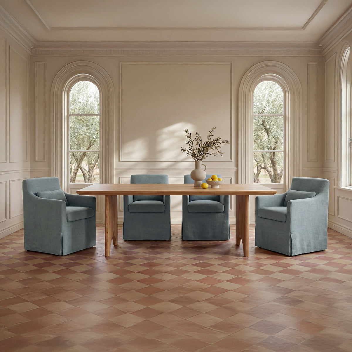 Lake Natural Dining Table - Ornate Home