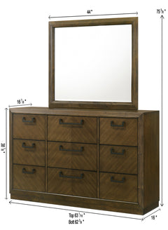 Lakecrest Brown Panel Bedroom Set - Ornate Home