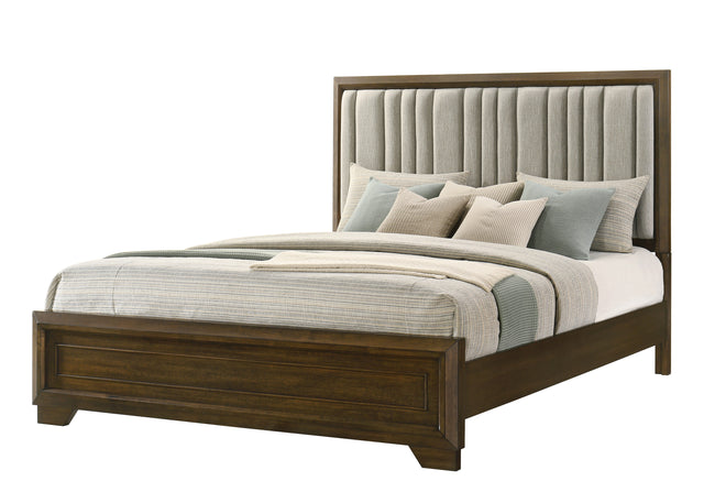 Lakecrest Brown Queen Panel Bed - Ornate Home