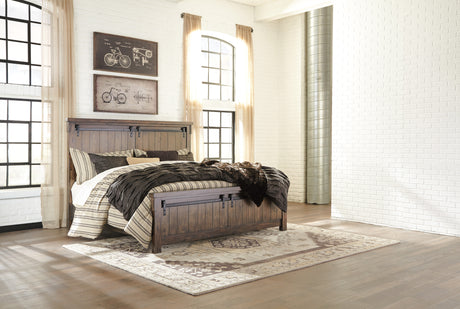 Lakeleigh Brown King Panel Bed - Ornate Home