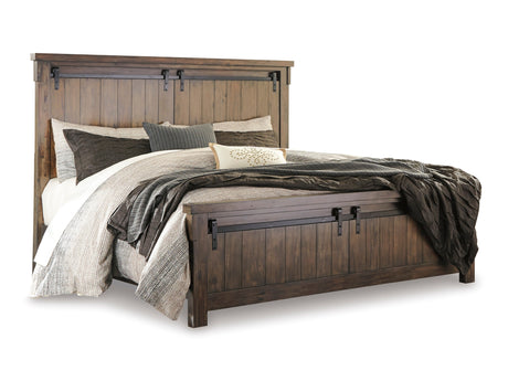 Lakeleigh Brown King Panel Bed - Ornate Home