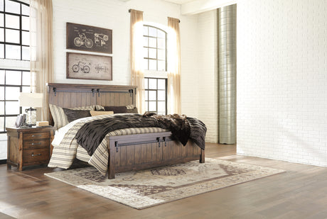 Lakeleigh Brown King Panel Bed - Ornate Home