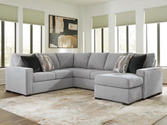 Lakepoint Nickel 2-Piece Sectional w/ Chaise - Ornate Home
