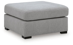 Lakepoint Nickel Oversized Accent Ottoman - Ornate Home