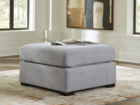 Lakepoint Nickel Oversized Accent Ottoman - Ornate Home