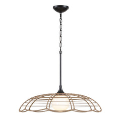 Lakeside Black Indoor-Outdoor 1 Light Pendant - Ornate Home