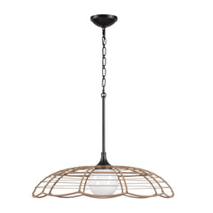 Lakeside Black Indoor-Outdoor 1 Light Pendant - Ornate Home