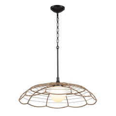 Lakeside Black Indoor-Outdoor 1 Light Pendant - Ornate Home