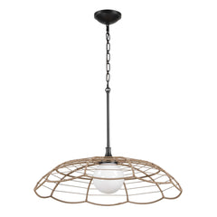 Lakeside Black Indoor-Outdoor 1 Light Pendant - Ornate Home