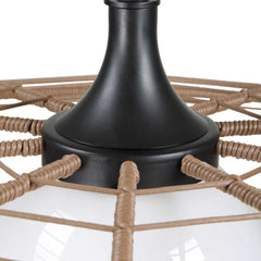 Lakeside Black Indoor-Outdoor 1 Light Pendant - Ornate Home