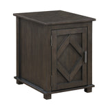 Lakeside Brown Chairside Table - Ornate Home