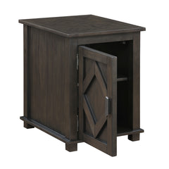 Lakeside Brown Chairside Table - Ornate Home
