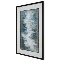 Lakeside Grande Multicolor Framed Abstract Print - Ornate Home