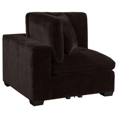 Lakeview Chocolate 6-piece Upholstered Modular Sectional - Ornate Home
