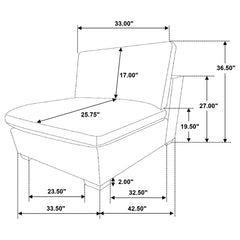 Lakeview Chocolate 6-piece Upholstered Modular Sectional - Ornate Home