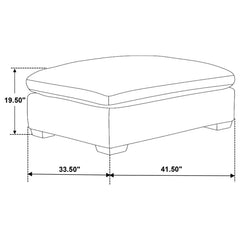 Lakeview Chocolate 6-piece Upholstered Modular Sectional - Ornate Home