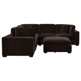 Lakeview Dark Chocolate 6-piece Modular Sectional Sofa - Ornate Home
