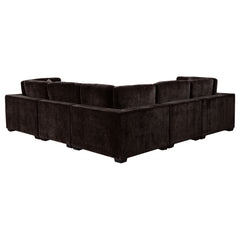 Lakeview Dark Chocolate 6-piece Modular Sectional Sofa - Ornate Home