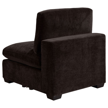 Lakeview Dark Chocolate Armless Chair - Ornate Home