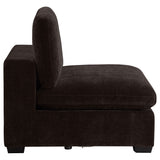 Lakeview Dark Chocolate Armless Chair - Ornate Home