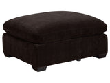 Lakeview Dark Chocolate Ottoman - Ornate Home