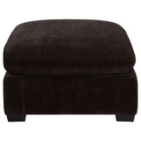 Lakeview Dark Chocolate Ottoman - Ornate Home