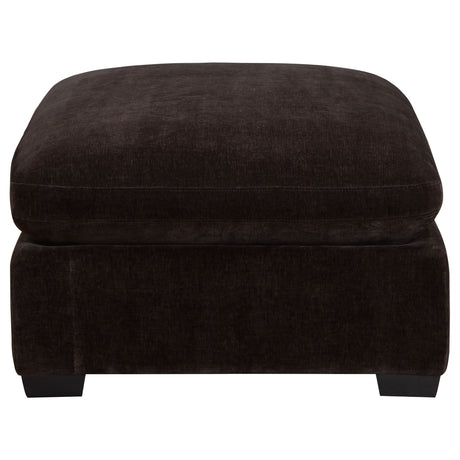 Lakeview Dark Chocolate Ottoman - Ornate Home