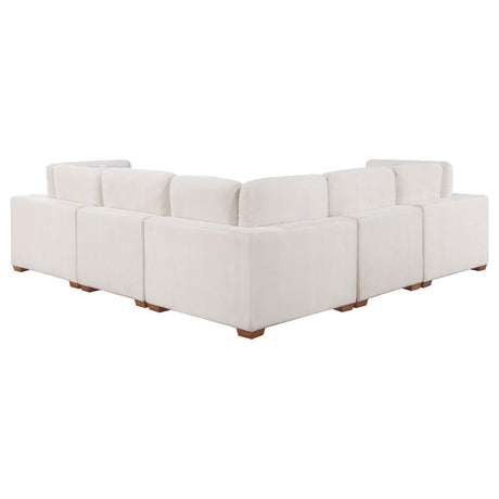 Lakeview Ivory 5-piece Modular Sectional Sofa - Ornate Home
