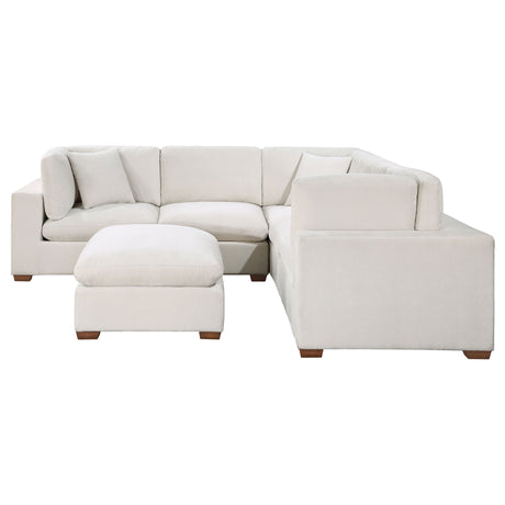 Lakeview Ivory 6-piece Modular Sectional Sofa - Ornate Home