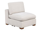 Lakeview Ivory Armless Chair - Ornate Home