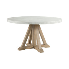 Lakeview White/Grey/Natural Round Dining Table