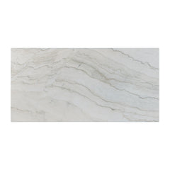 Lakeview White/Natural Rectangular Standard Height Dining Table Marble - Ornate Home