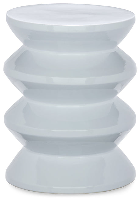 Lakiness White Stool - Ornate Home