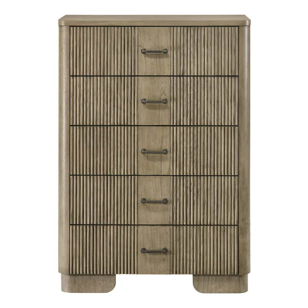 Lakkari Antique Oak Chest - Ornate Home