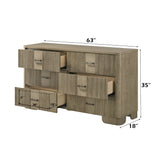 Lakkari Antique Oak Dresser - Ornate Home