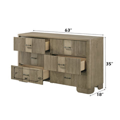 Lakkari Antique Oak Dresser - Ornate Home