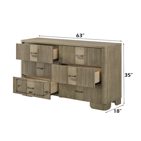 Lakkari Antique Oak Dresser - Ornate Home