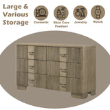 Lakkari Antique Oak Dresser - Ornate Home