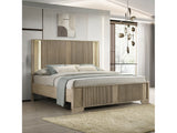 Lakkari Antique Oak Eastern King Bed - Ornate Home
