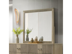 Lakkari Antique Oak Mirror - Ornate Home