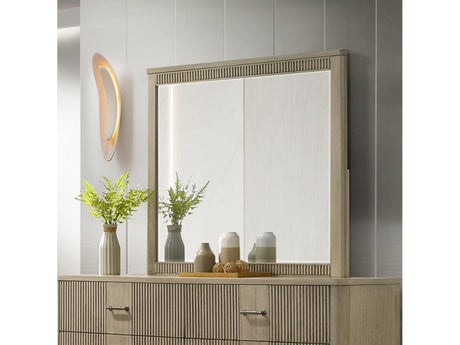 Lakkari Antique Oak Mirror - Ornate Home