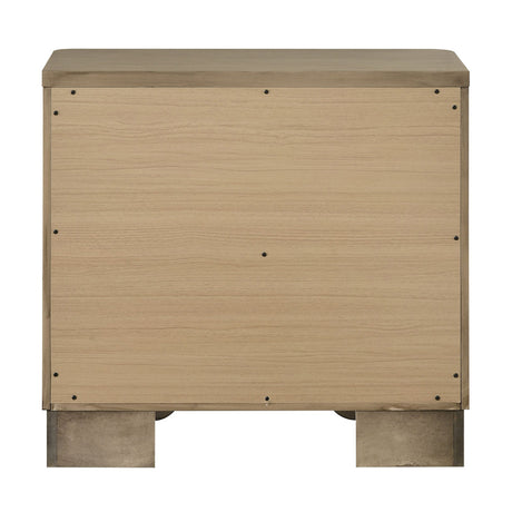 Lakkari Antique Oak Nightstand - Ornate Home