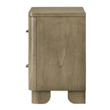 Lakkari Antique Oak Nightstand - Ornate Home