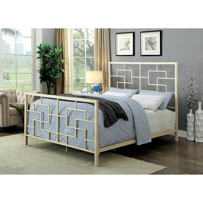 Lala White E.King Bed - Ornate Home