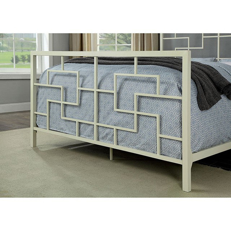 Lala White E.King Bed - Ornate Home