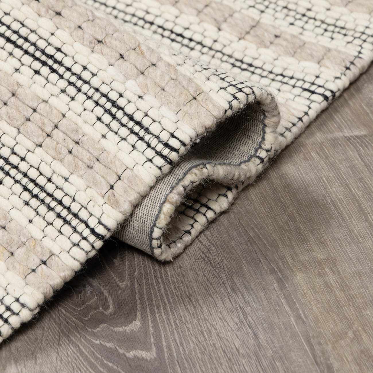 Laleh Cream & Black Area Rug - Clearance - Ornate Home