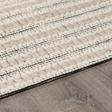Laleh Cream & Black Area Rug - Clearance - Ornate Home