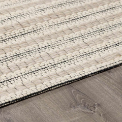 Laleh Cream & Black Area Rug - Clearance - Ornate Home